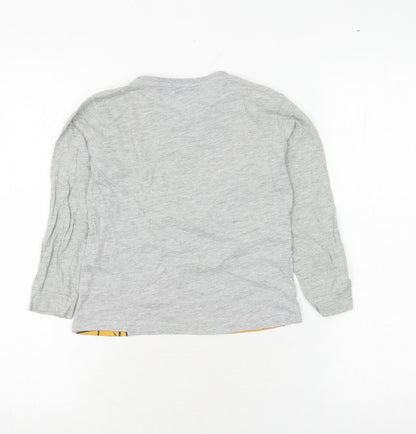 Disney Boys Grey Mickey & Friends Long Sleeve T-Shirt 5-6 Years
