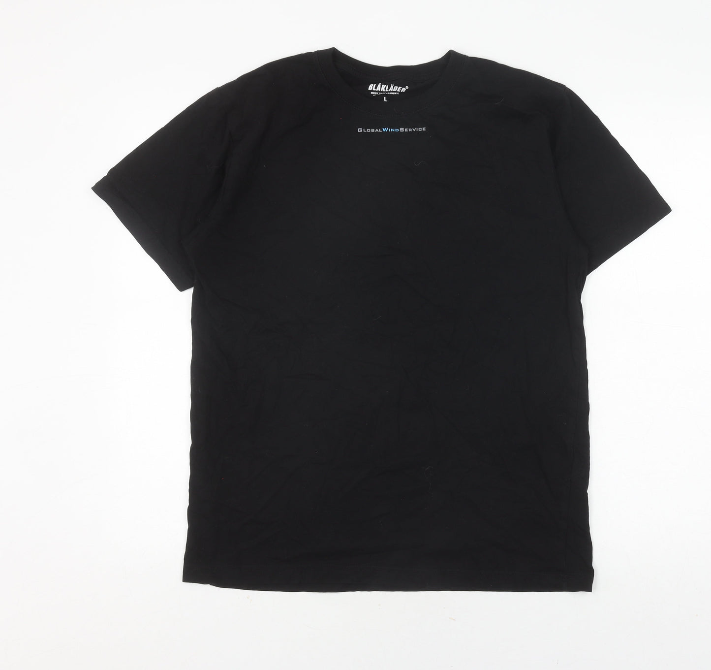 Blakläder Men's Black Cotton T-Shirt Size L
