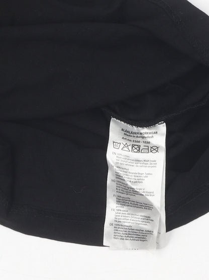 Blakläder Men's Black Cotton T-Shirt Size L