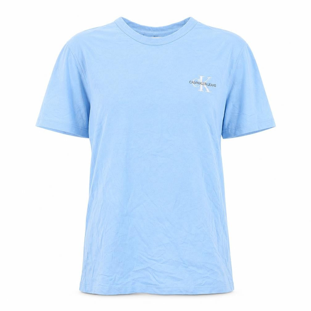 Unisex Adults UK Size M Calvin Klein Jeans Blue Basic T-Shirt