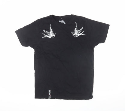 Pistol Boutique Men's Black Bird T-Shirt - Size S