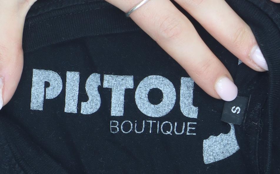 Pistol Boutique Men's Black Bird T-Shirt - Size S