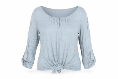 Cable & Gauge Women's Blue Basic Top, Size S