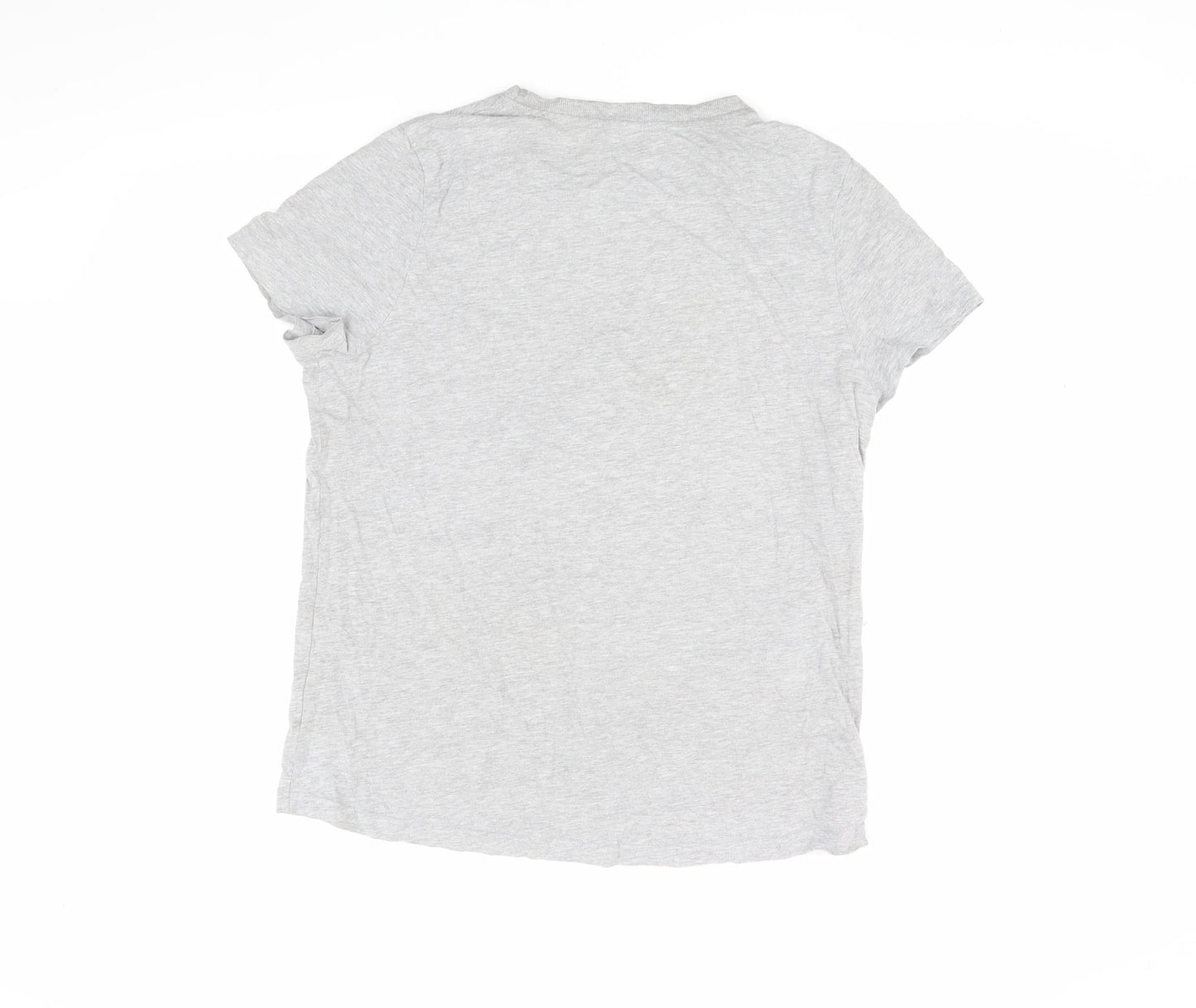 Unisex Adults UK Size M Looney Tunes Grey Basic T-Shirt