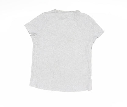 Unisex Adults UK Size M Looney Tunes Grey Basic T-Shirt