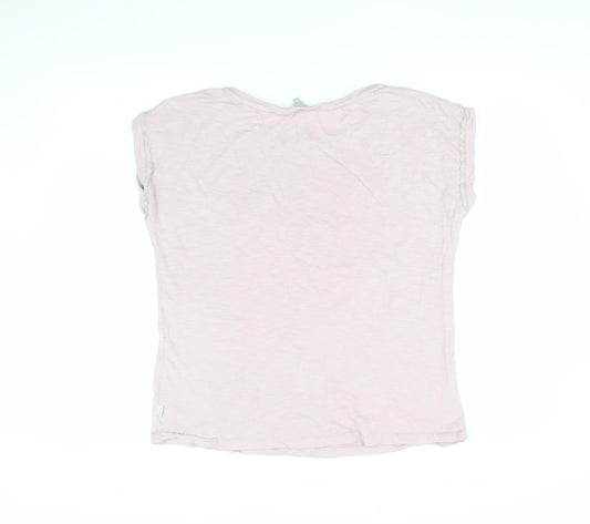 FatFace Women's Ivory Basic T-Shirt UK 12