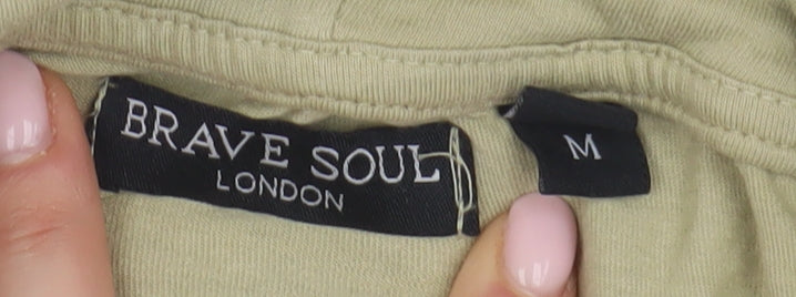 Mens UK Size M Brave Soul Beige  T-Shirt