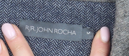 RJR John Rocha Men's Grey High Neck Pullover Jumper M