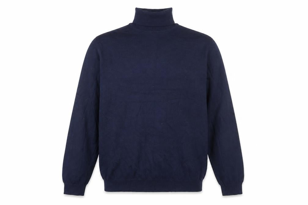 Mens UK Size 12 Pull&Bear Blue Pullover Jumper