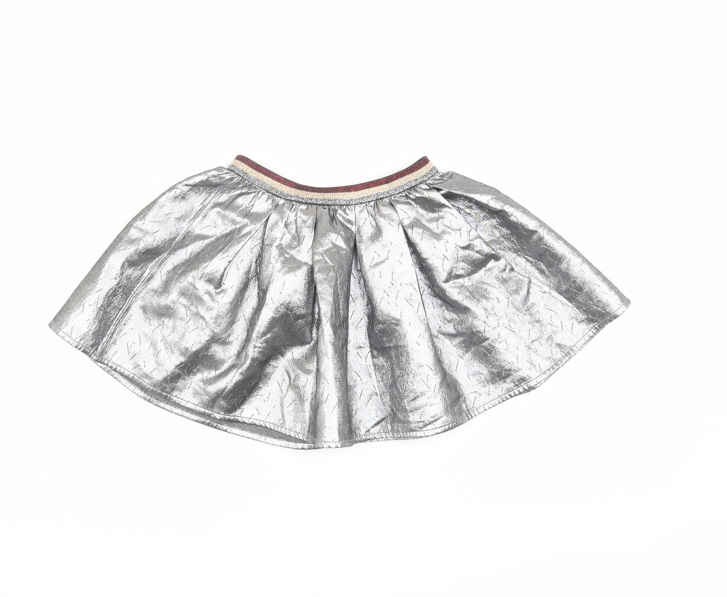 Catimini Silver Girls Skater Short Skirt Size 122