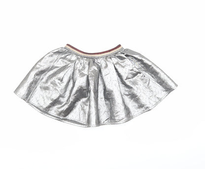 Catimini Silver Girls Skater Short Skirt Size 122