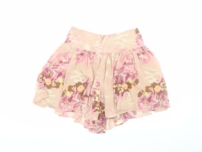 GAP Women's Multicoloured Floral Flare Skirt, Size 4