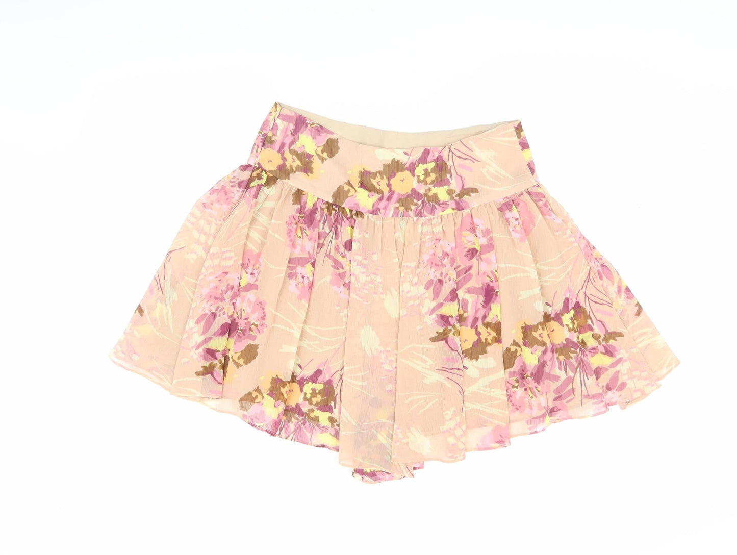 GAP Women's Multicoloured Floral Flare Skirt, Size 4