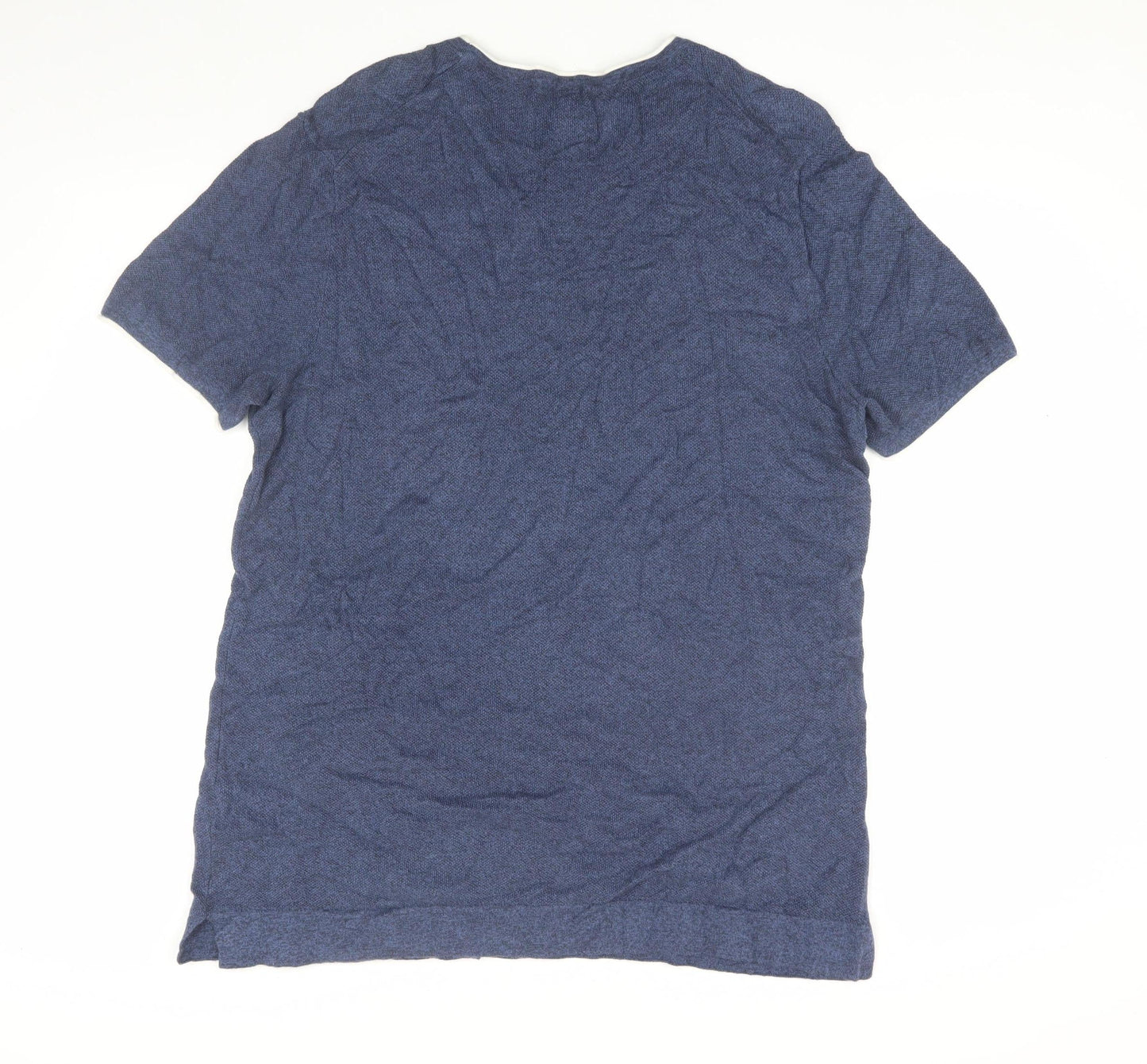 Springfield Men's Blue XL Cotton Crew Neck T-Shirt