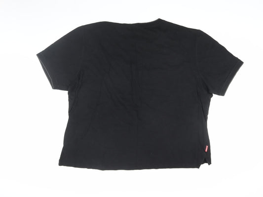 Slazenger Men's Black 3XL Crew Neck T-Shirt