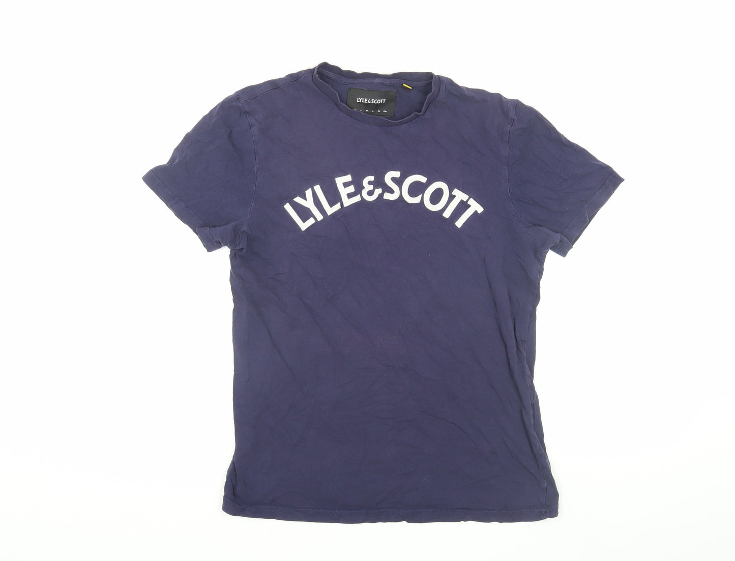 Lyle & Scott Men's Blue Medium T-Shirt, Short Sleeve