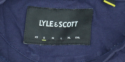 Lyle & Scott Men's Blue Medium T-Shirt, Short Sleeve
