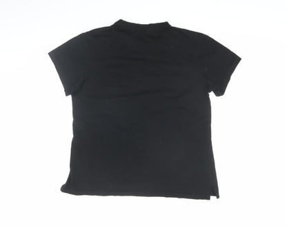 Firetrap Women’s Black Basic T-Shirt Size 16
