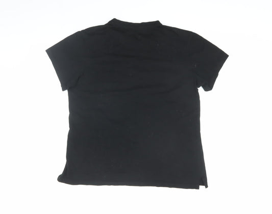 Firetrap Women’s Black Basic T-Shirt Size 16