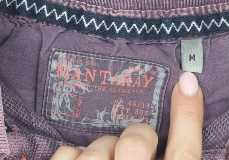 Mantaray Men's Purple Medium Polo Shirt, Cotton