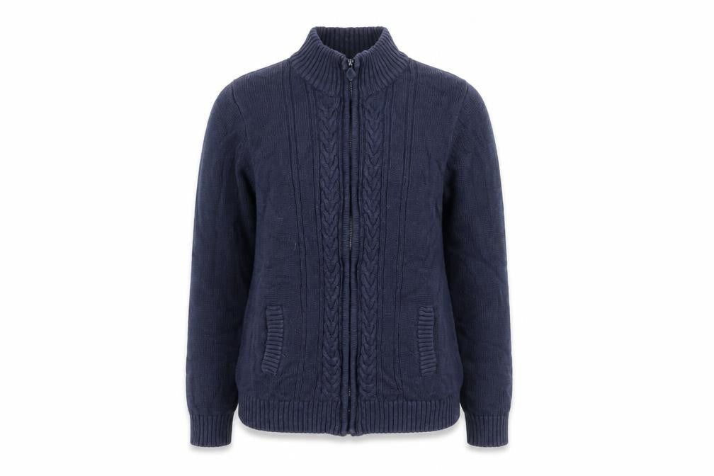 Womens UK Size L ISLE ESSENTIALS Blue Basic Jacket
