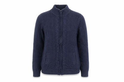 Womens UK Size L ISLE ESSENTIALS Blue Basic Jacket