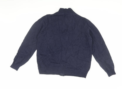 Womens UK Size L ISLE ESSENTIALS Blue Basic Jacket