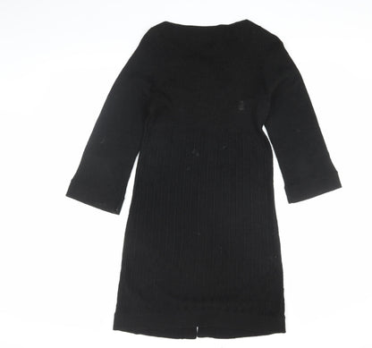 Monsoon Women's Black Knit Dress, Size 8
