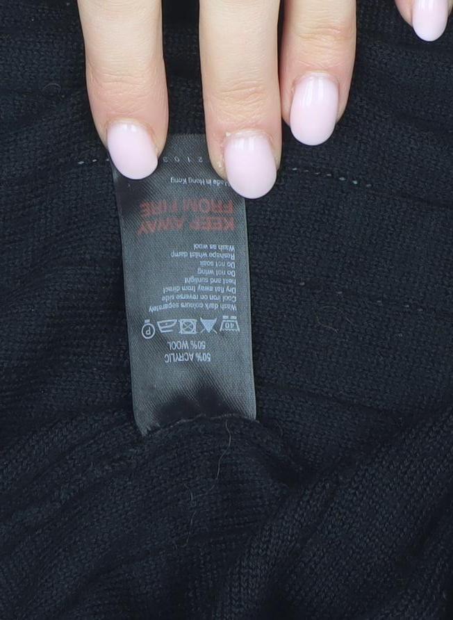 Monsoon Women's Black Knit Dress, Size 8