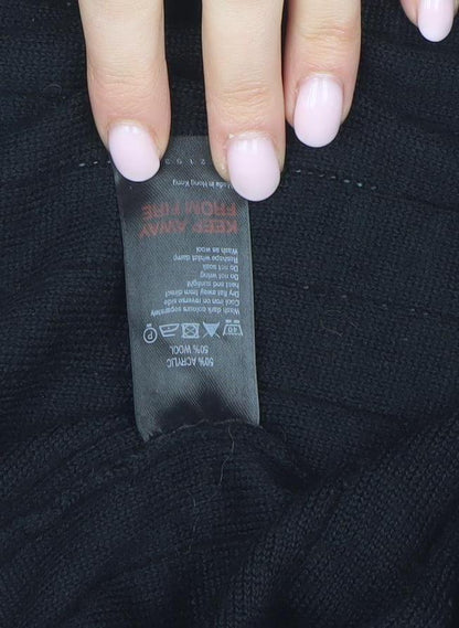 Monsoon Women's Black Knit Dress, Size 8