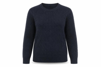 Gap Women's Blue Cable-Knit Pullover Jumper XS