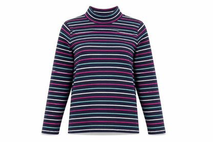 Womens UK Size 12 Cotton Traders Multicoloured Basic T-Shirt