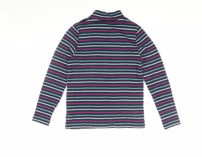 Womens UK Size 12 Cotton Traders Multicoloured Basic T-Shirt