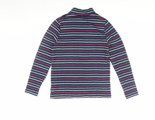 Womens UK Size 12 Cotton Traders Multicoloured Basic T-Shirt