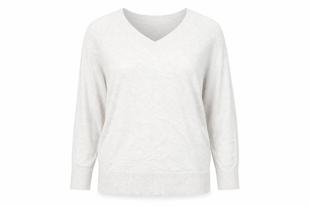 Womens UK Size S MNG Grey Pullover Jumper