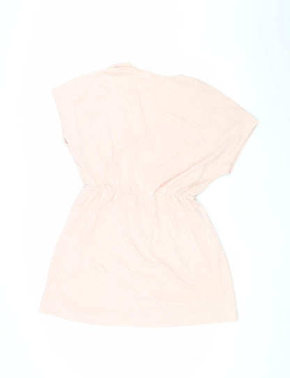 Womens UK Size M Monki Pink Wrap Blouse
