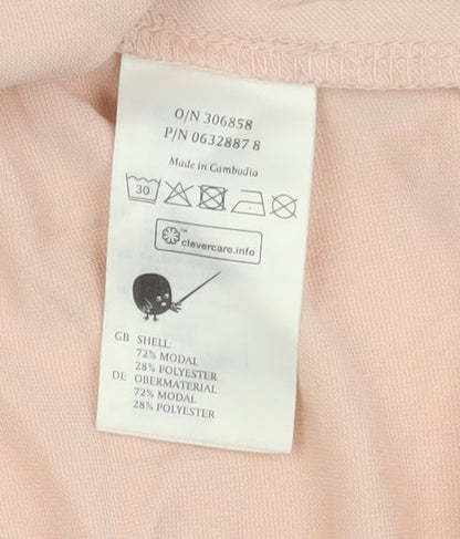 Womens UK Size M Monki Pink Wrap Blouse