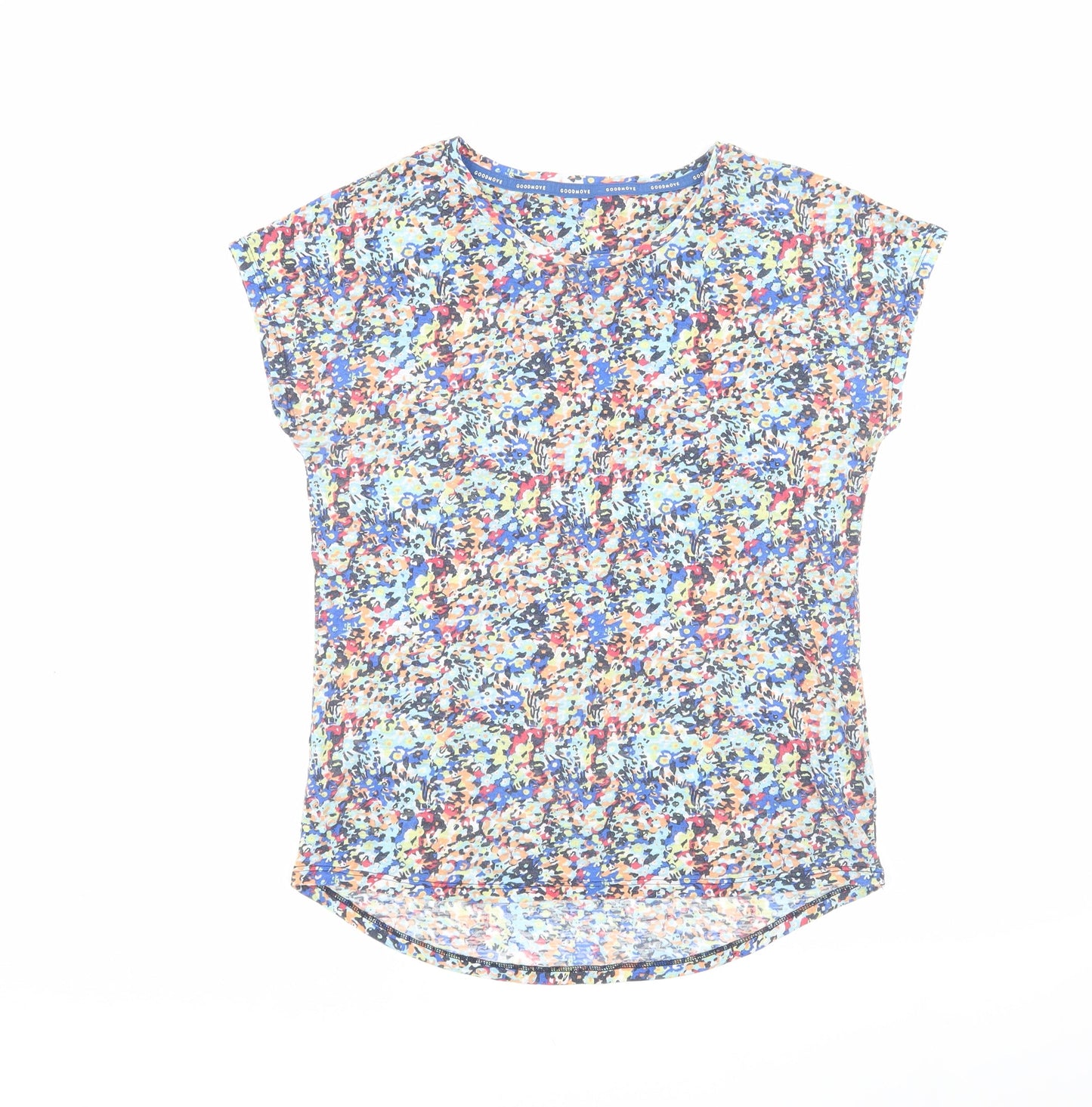 Womens UK Size 8 Marks and Spencer Multicoloured Basic T-Shirt