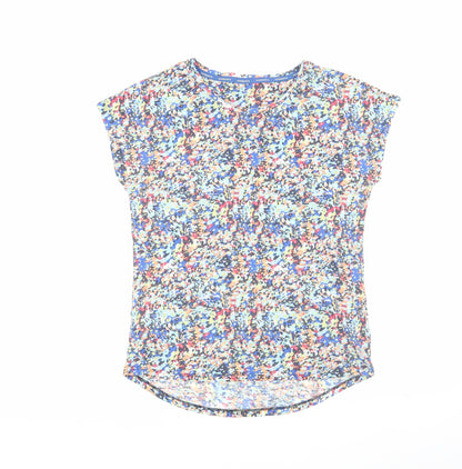 Womens UK Size 8 Marks and Spencer Multicoloured Basic T-Shirt