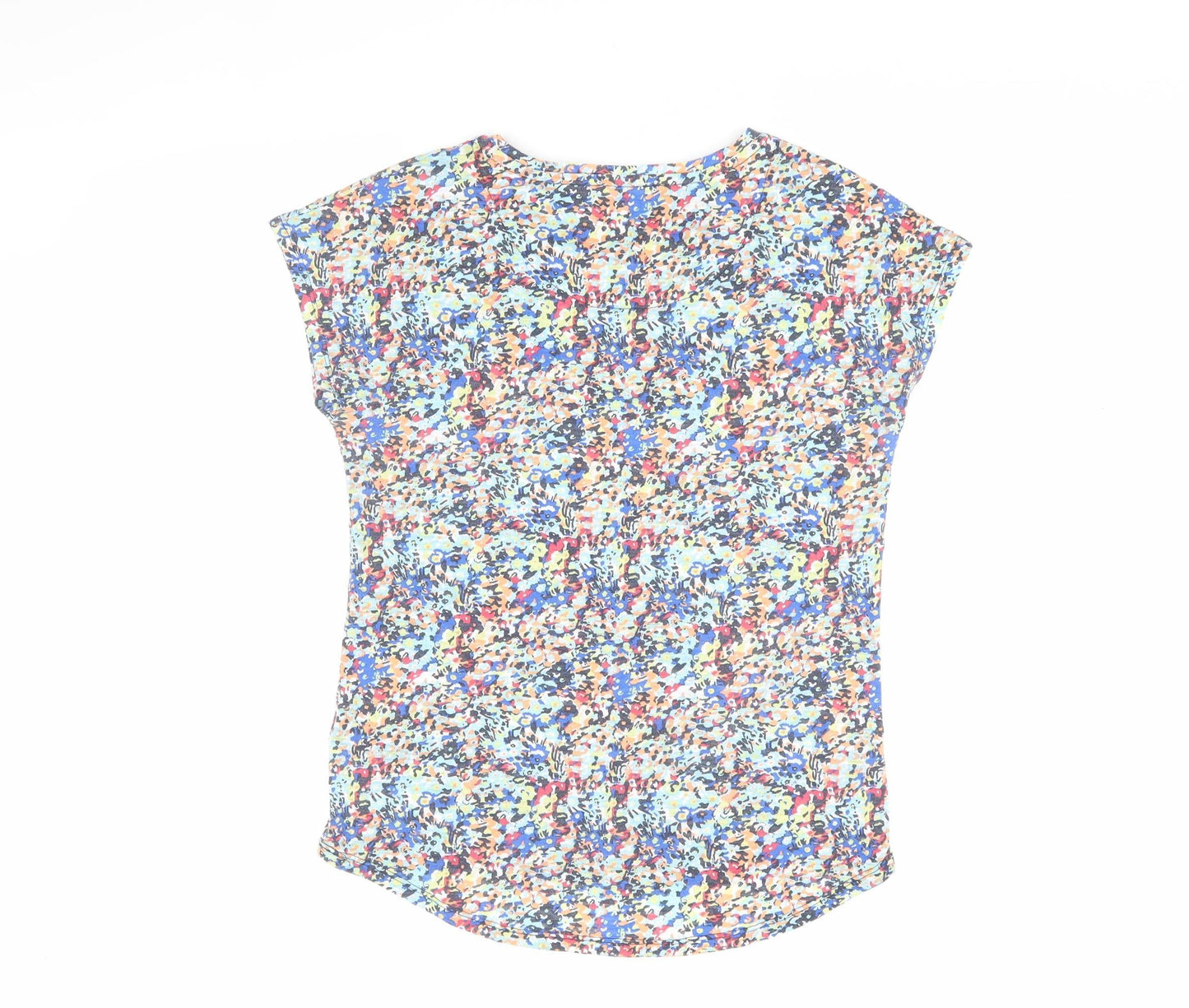 Womens UK Size 8 Marks and Spencer Multicoloured Basic T-Shirt
