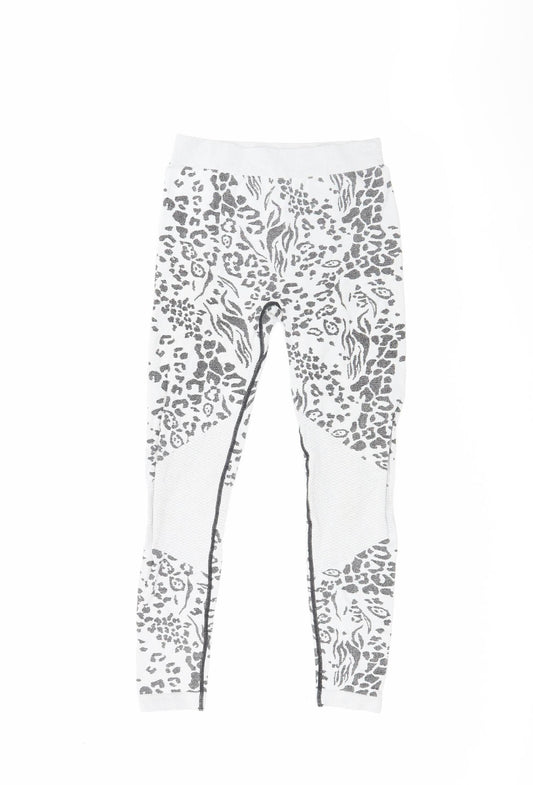 ASOS Women's Grey Animal Print Leggings S