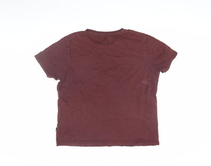 Mens UK Size L Burton Menswear Brown  T-Shirt