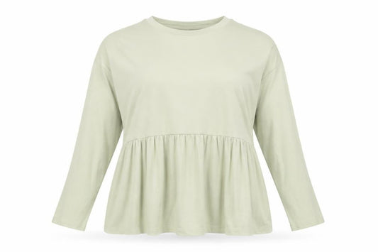 Womens UK Size 14 ASOS DESIGN Green Tunic Blouse