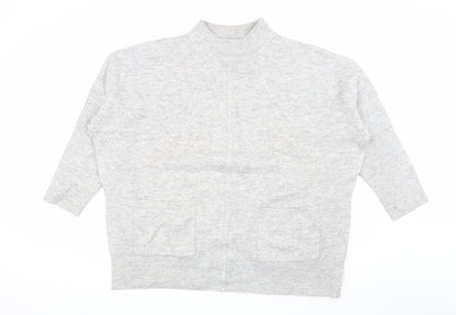 Womens UK Size XL Marks and Spencer Grey Pullover Jumper