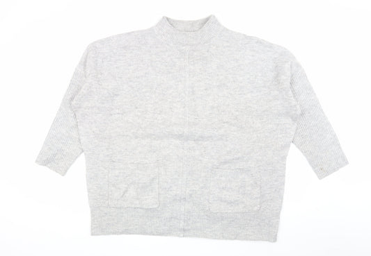 Womens UK Size XL Marks and Spencer Grey Pullover Jumper