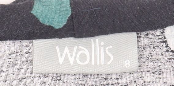 Womens UK Size 8 Wallis Multicoloured Basic T-Shirt
