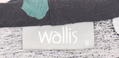 Womens UK Size 8 Wallis Multicoloured Basic T-Shirt