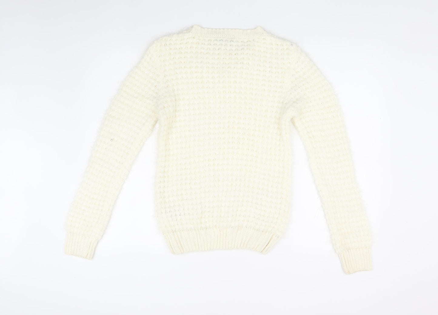 Womens UK Size 10 Dorothy Perkins Ivory Pullover Jumper