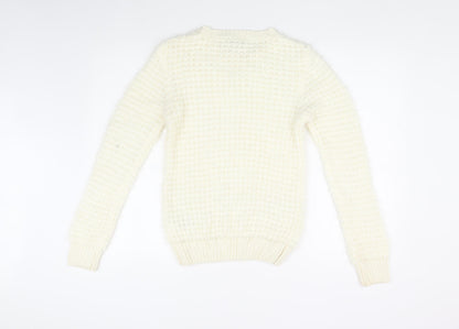 Womens UK Size 10 Dorothy Perkins Ivory Pullover Jumper