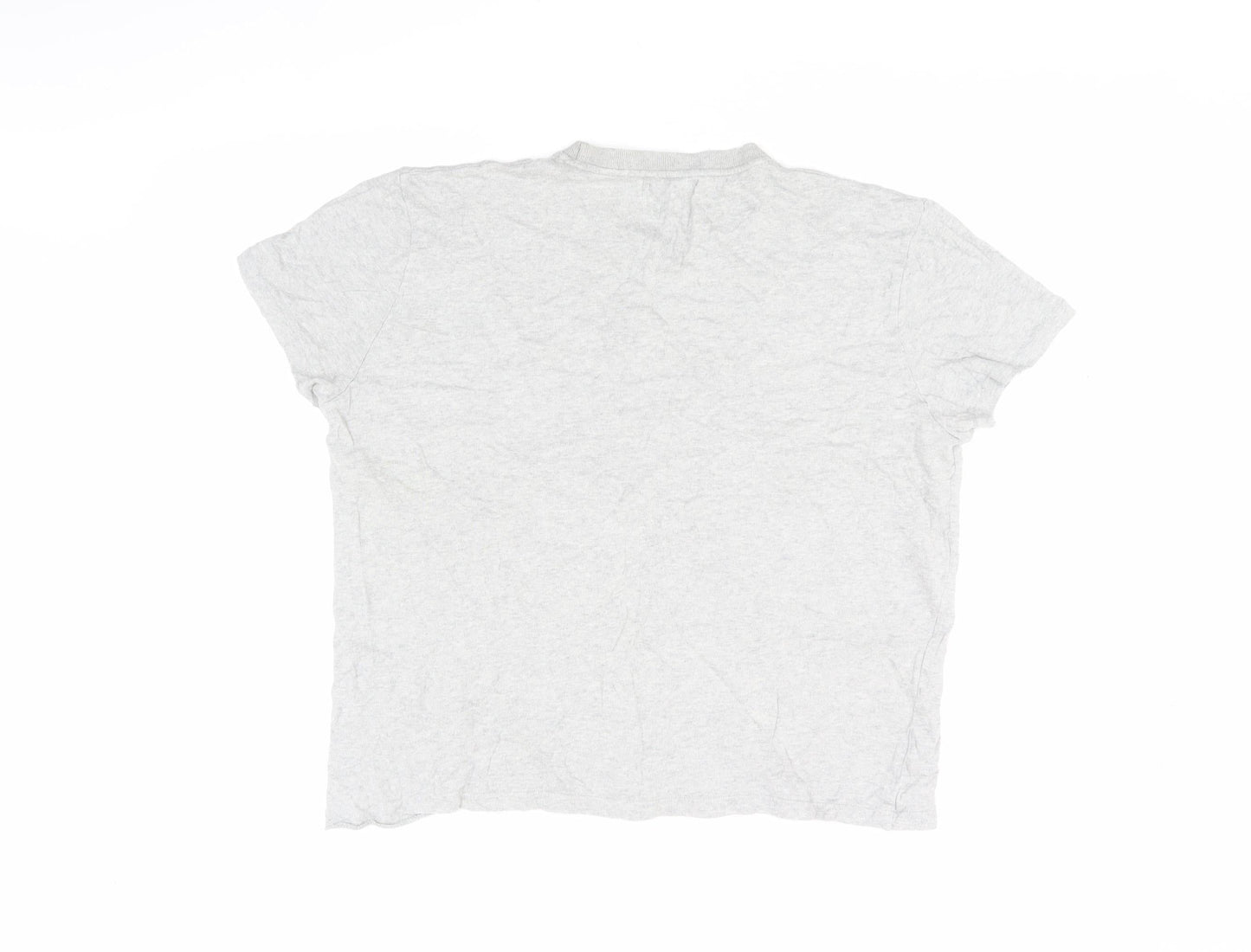Womens UK Size 12 Zara Grey Basic T-Shirt